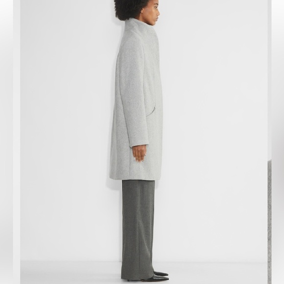 Wilfred The Cacoon Coat New-Virgin Wool, Size L, Heather Light Grey - Picture 15 of 16